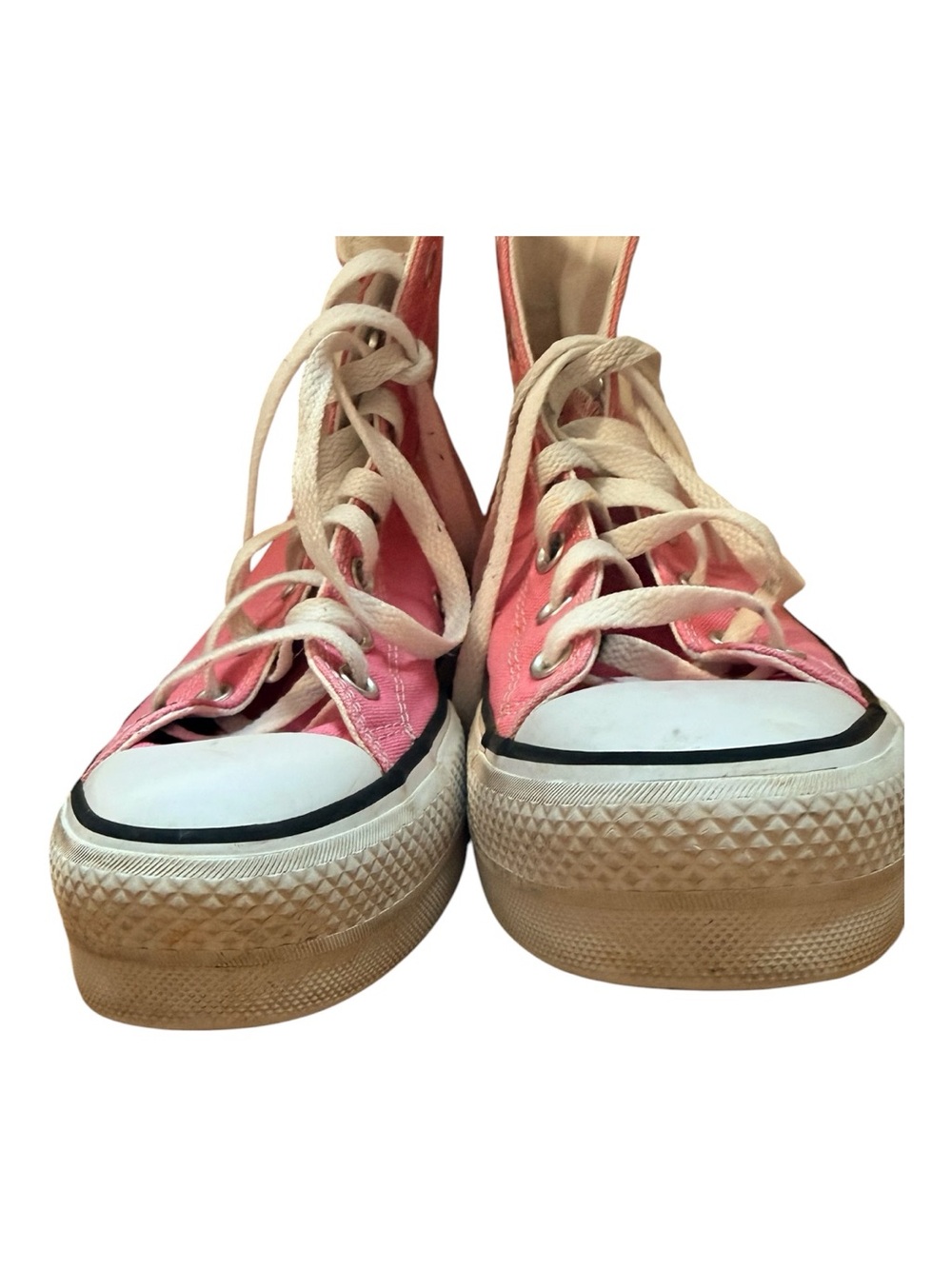 Converse Chuck Taylor All Star Lift Platform High Tops in Pink - Picture 3 of 11